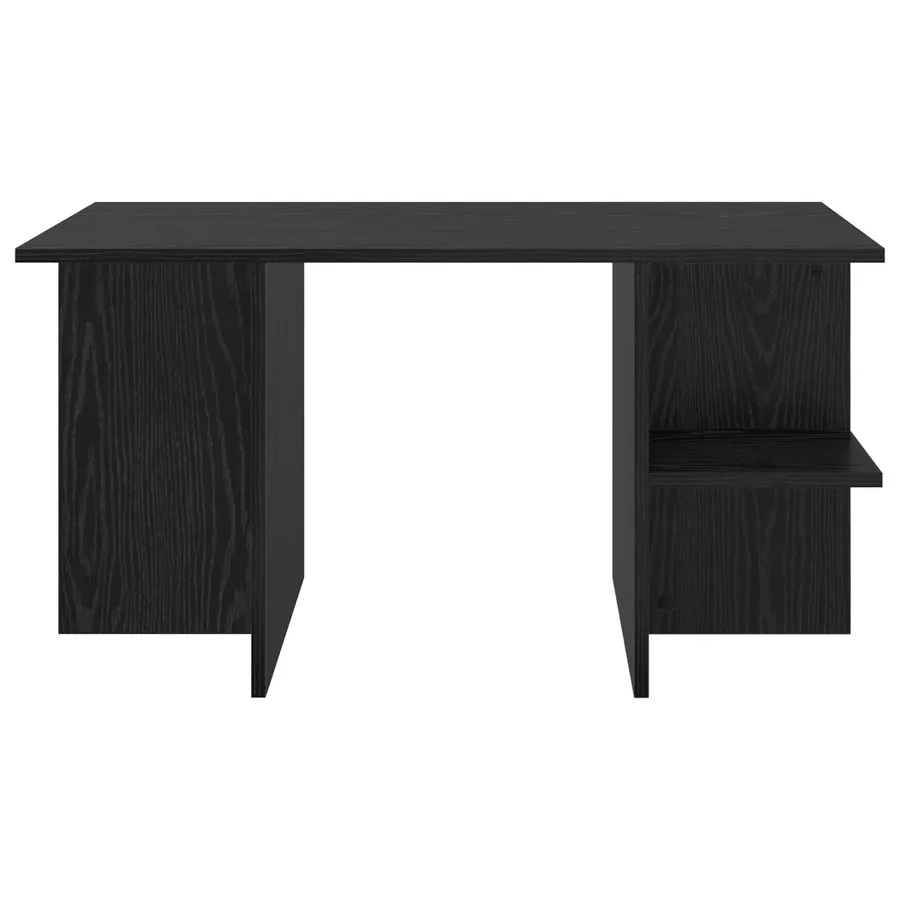 Table basse Chêne noir 87 x 50 x 45 cm Bois d’ingénierie - 5