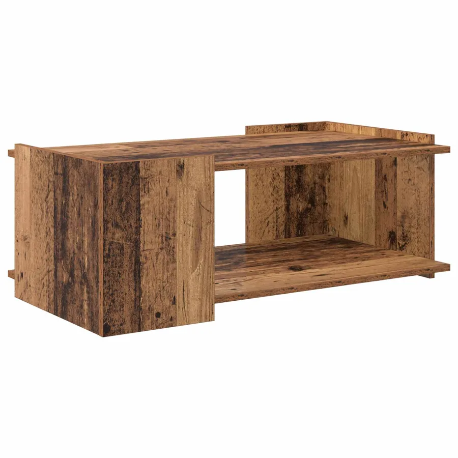 Table basse Bois ancien 90 x 50 x 33 cm Bois d'ingénierie - 7