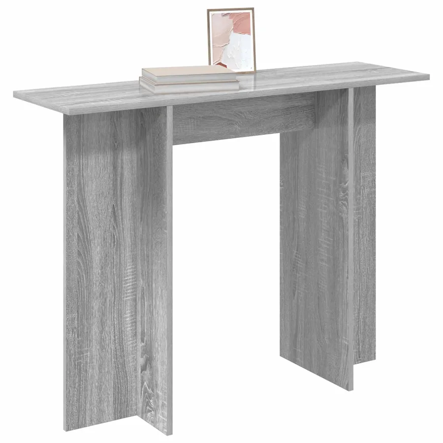 Table console Sonoma gris 100 x 30 x 75 cm Bois d'ingénierie - 3