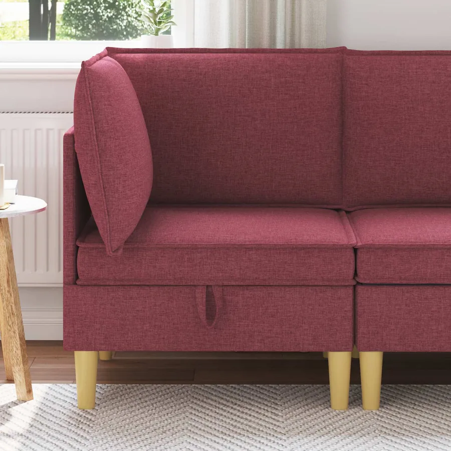 Sofa avec rangement Tissu