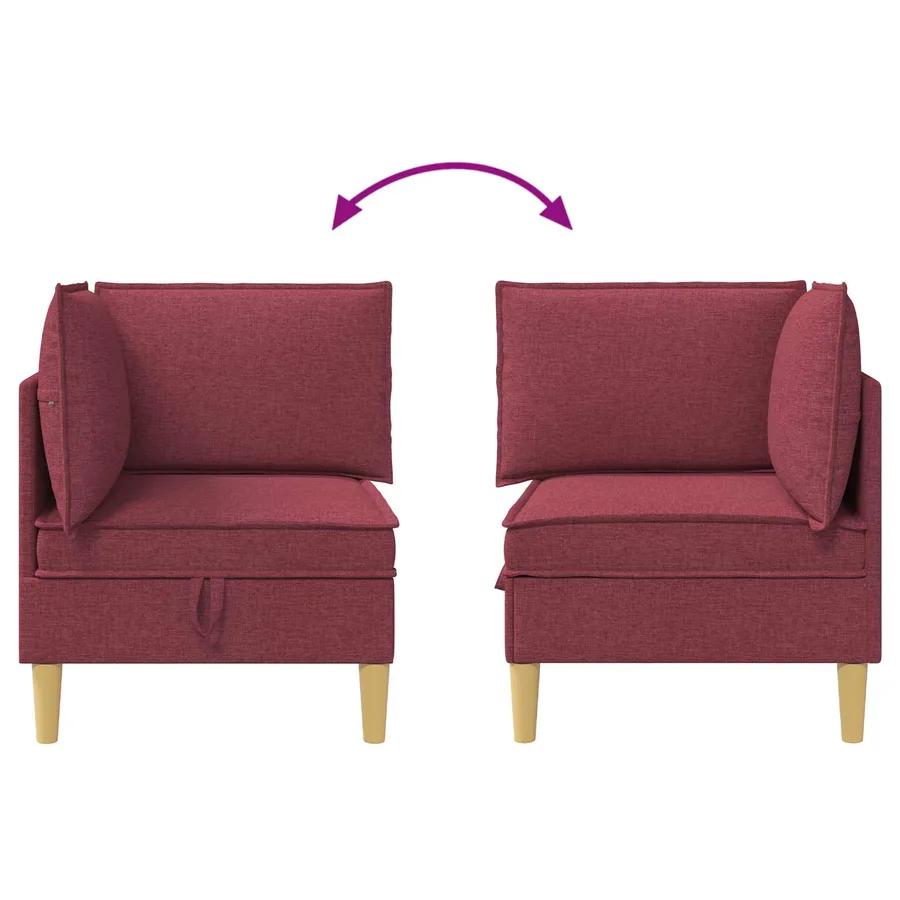 Sofa avec rangement Tissu - 10