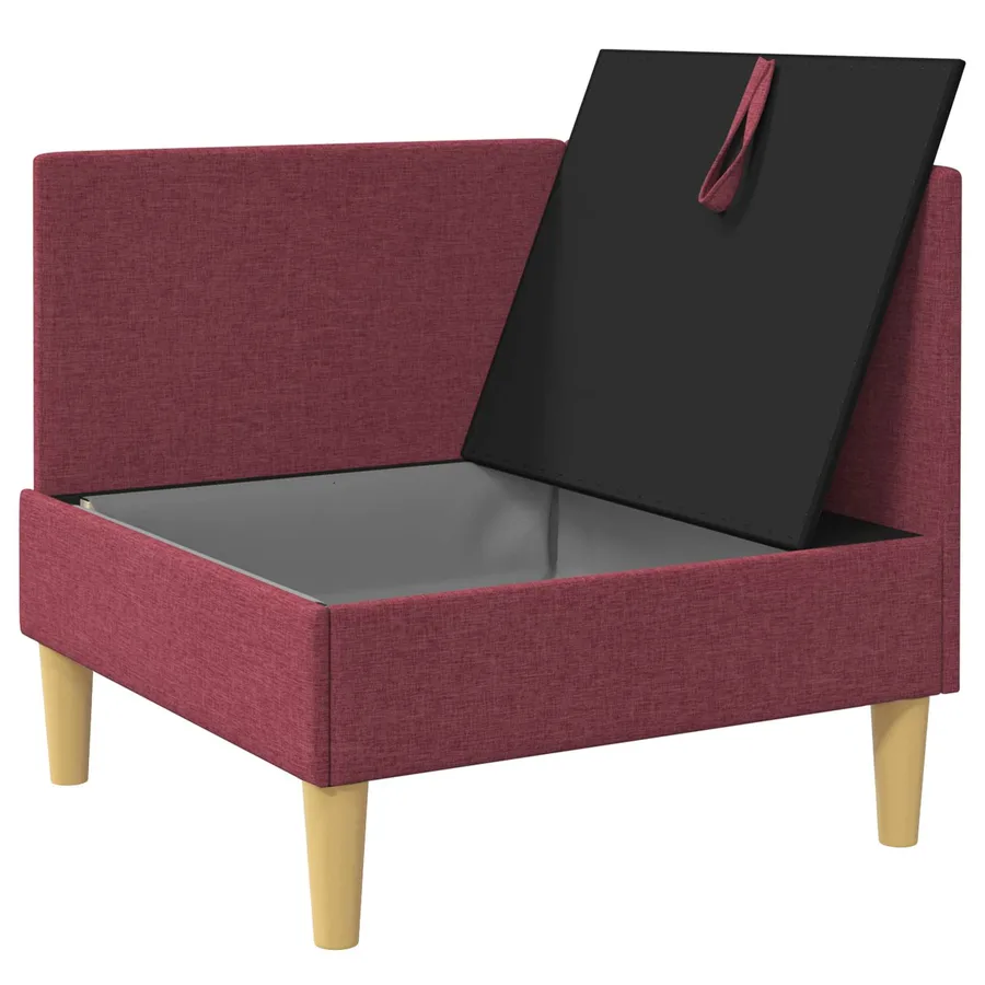Sofa avec rangement Tissu - 4