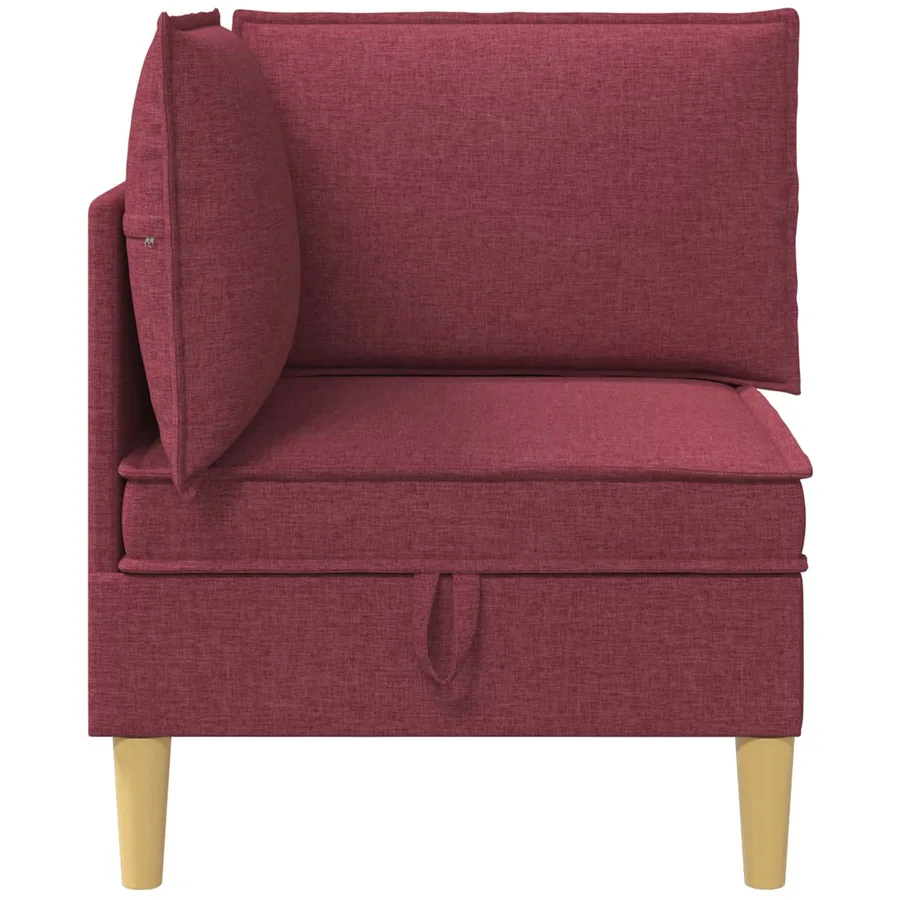 Sofa avec rangement Tissu - 5