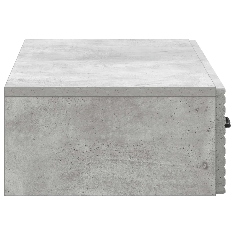 Table d'appoint murale Gris béton 87,5 x 34,5 x 17 cm - 6