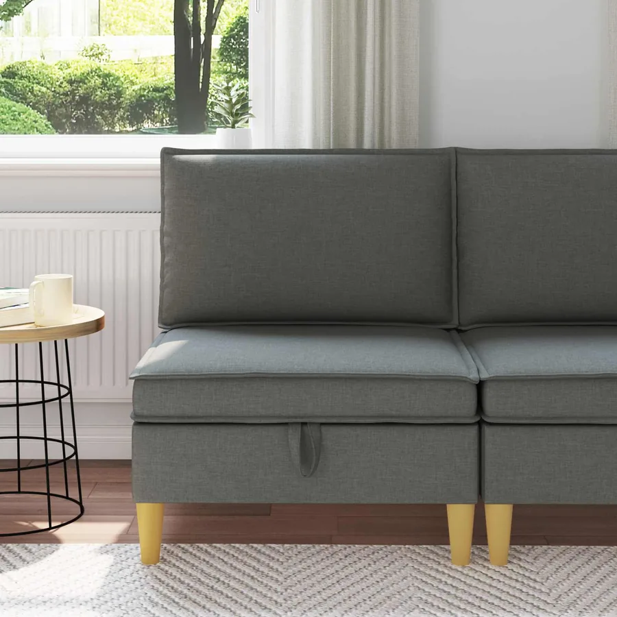 Sofa avec rangement Tissu