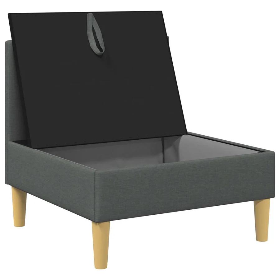 Sofa avec rangement Tissu - 4