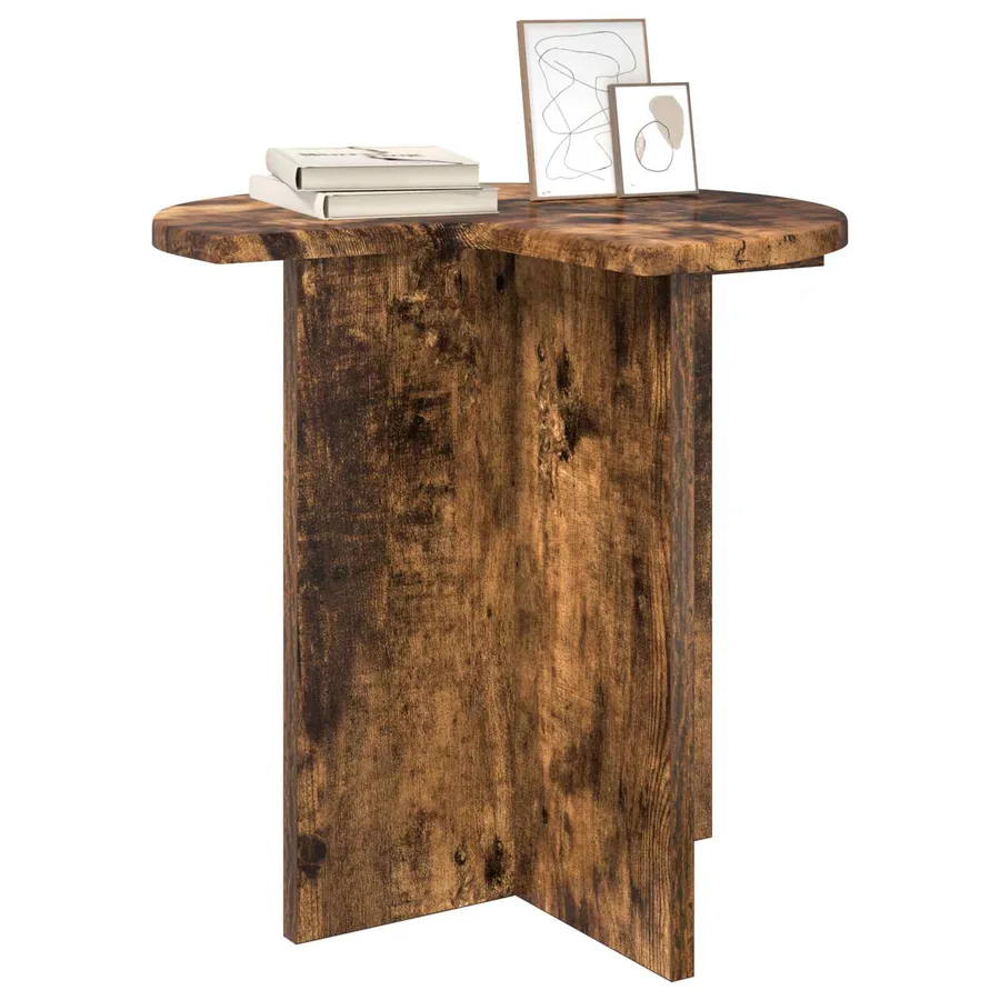 Table d'appoint Chêne fumé Ø 39 x 38 cm Bois d'ingénierie - 3
