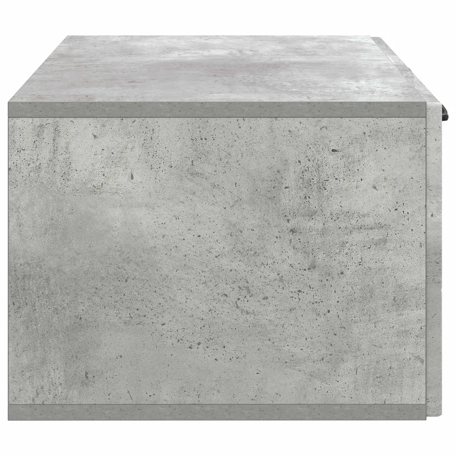 Meuble TV mural Gris béton 59,5 x 41 x 30 cm Bois d'ingénierie - 7