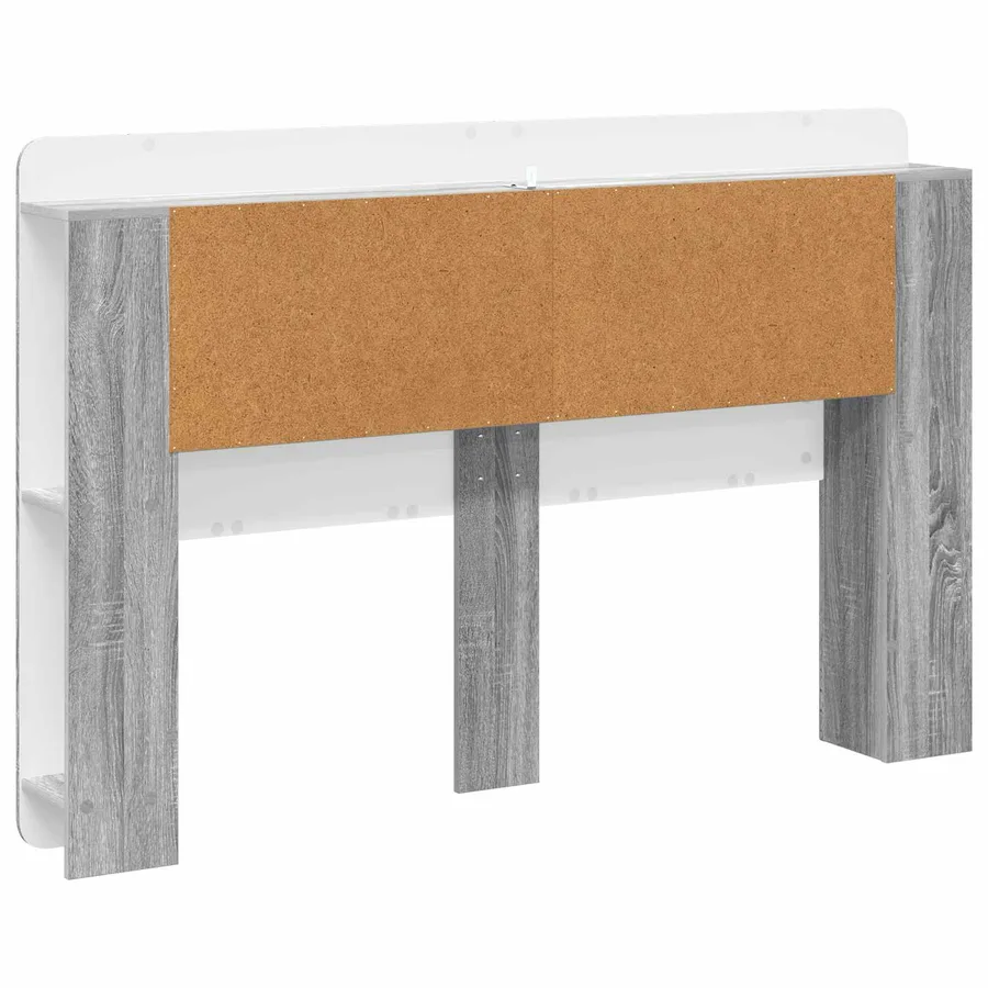 Cabinet de Tête de Lit Sonoma gris Bois d’ingénierie - 7