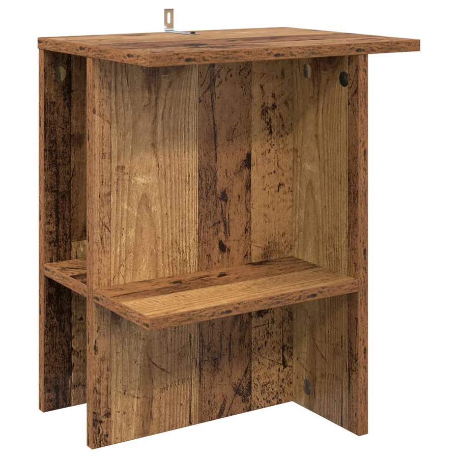 Table basse Bois ancien 40 x 30 x 49 cm Bois d'ingénierie - 2