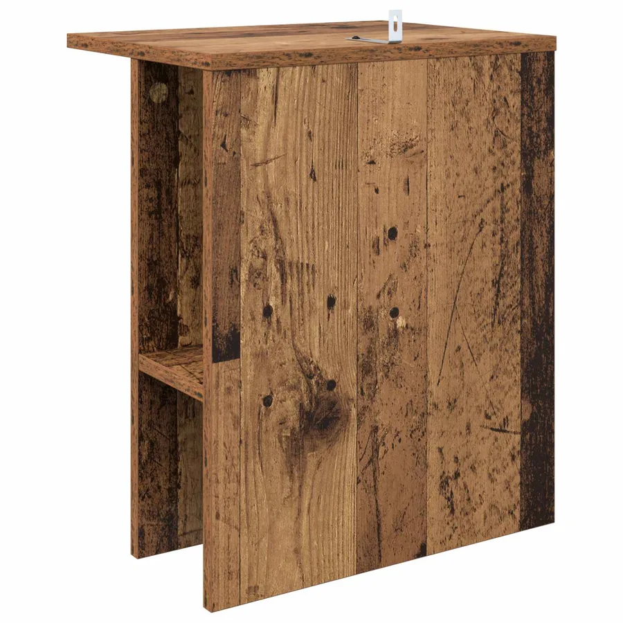 Table basse Bois ancien 40 x 30 x 49 cm Bois d'ingénierie - 6