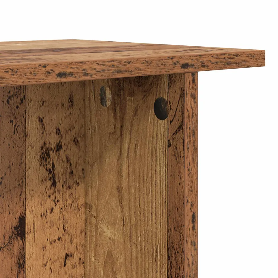 Table basse Bois ancien 40 x 30 x 49 cm Bois d'ingénierie - 7