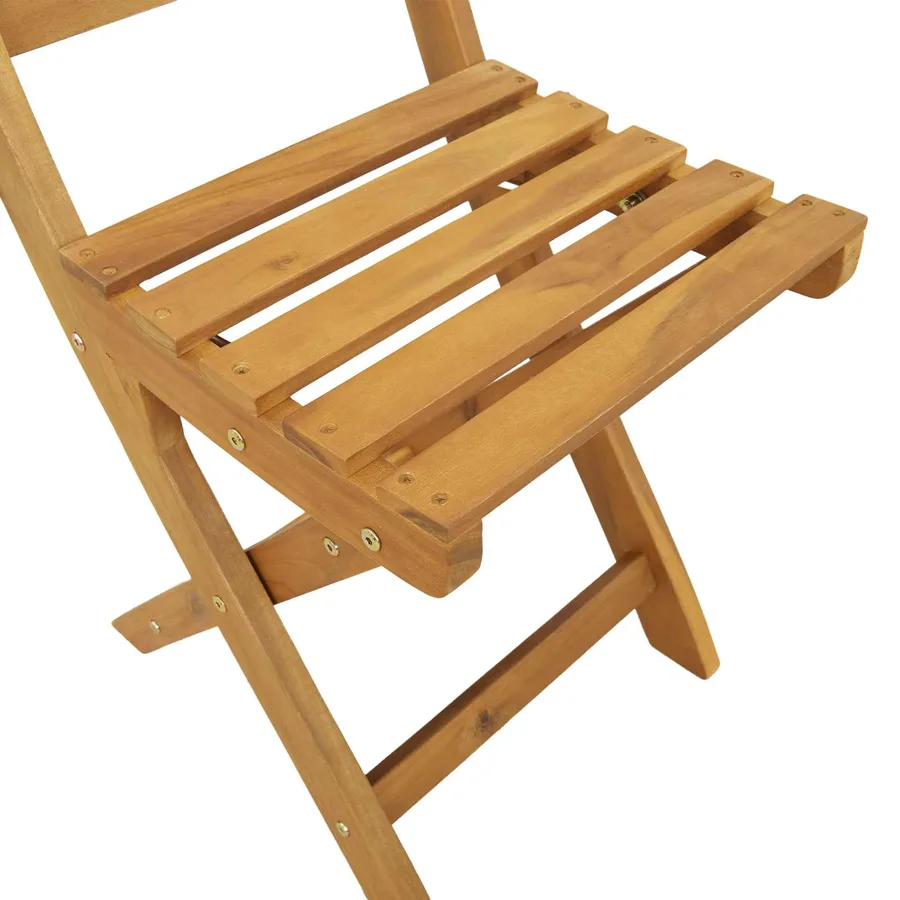 Chaises de bistrot d'extérieur 6 pcs Naturel - 9