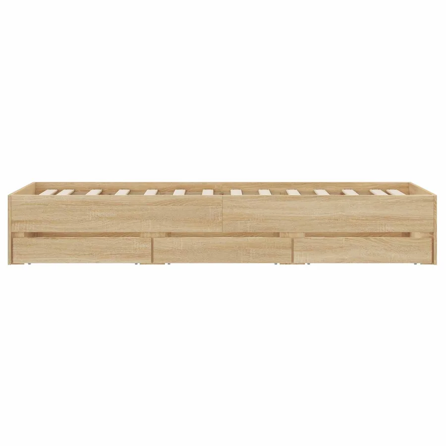 Cadre de lit avec rangement Chêne Sonoma 80 x 200 cm - 6