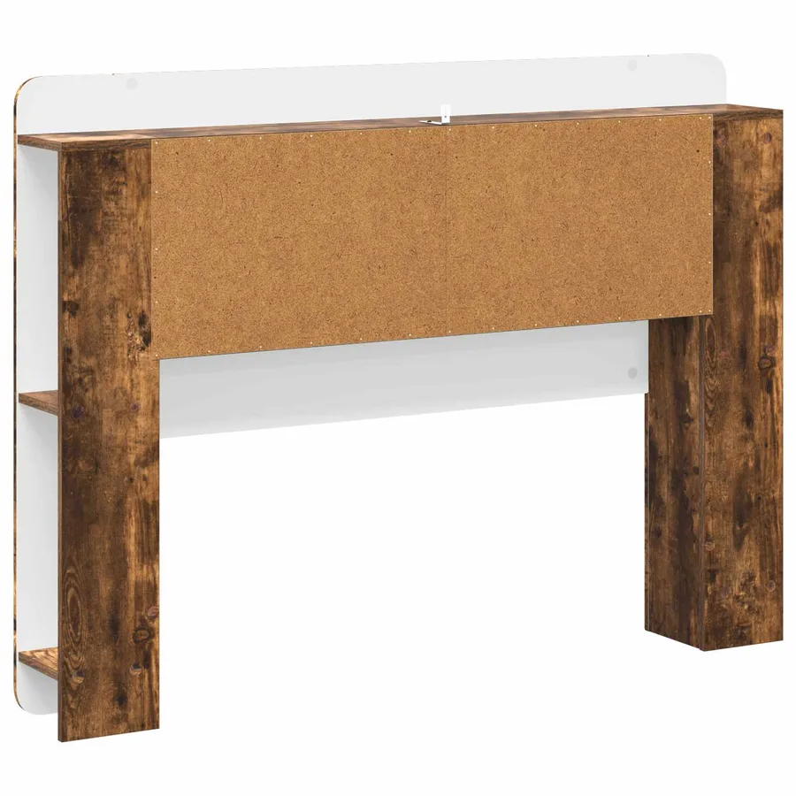 Cabinet de Tête de Lit Chêne fumé Bois d’ingénierie - 7