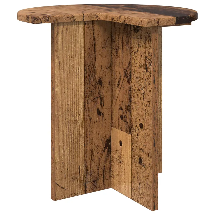 Table d'appoint avec stockage 2 pcs Bois ancien Ø 39 x 38 cm - 5