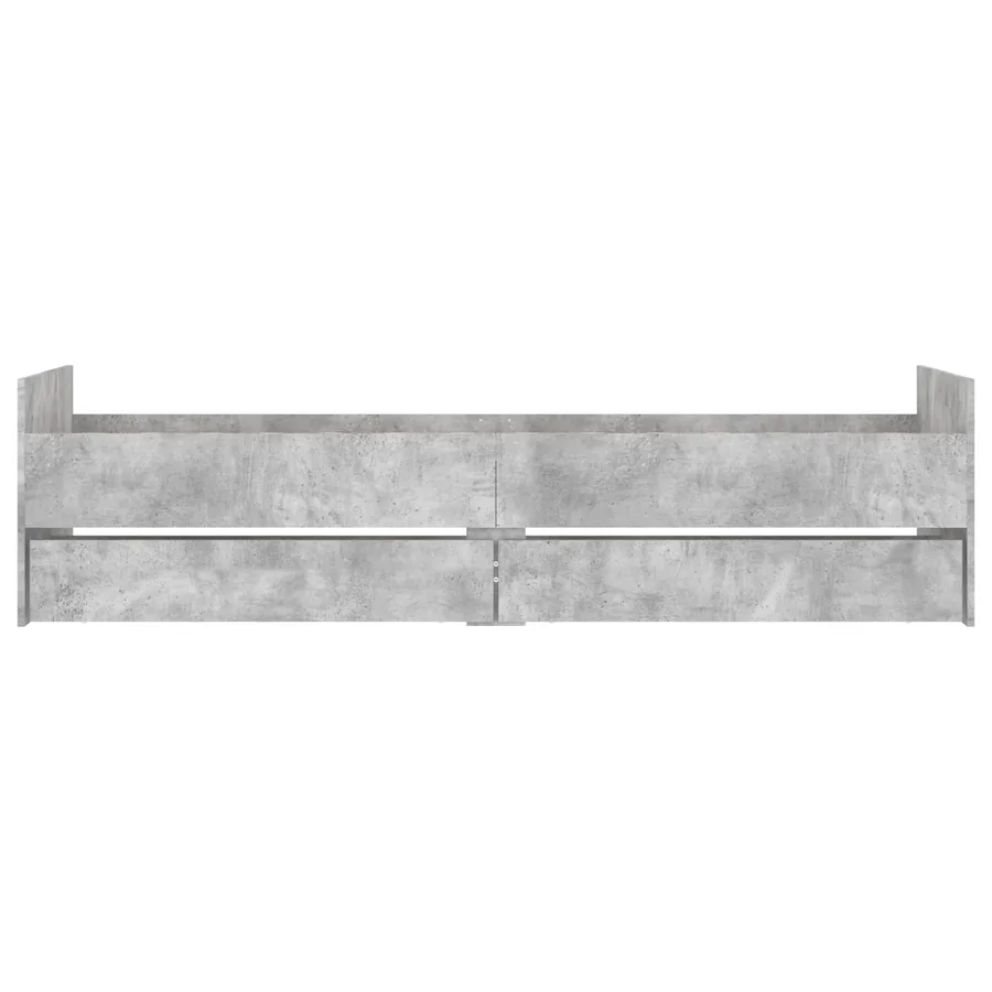 Cadre de lit avec rangement Sonoma gris 80 x 200 cm - 6