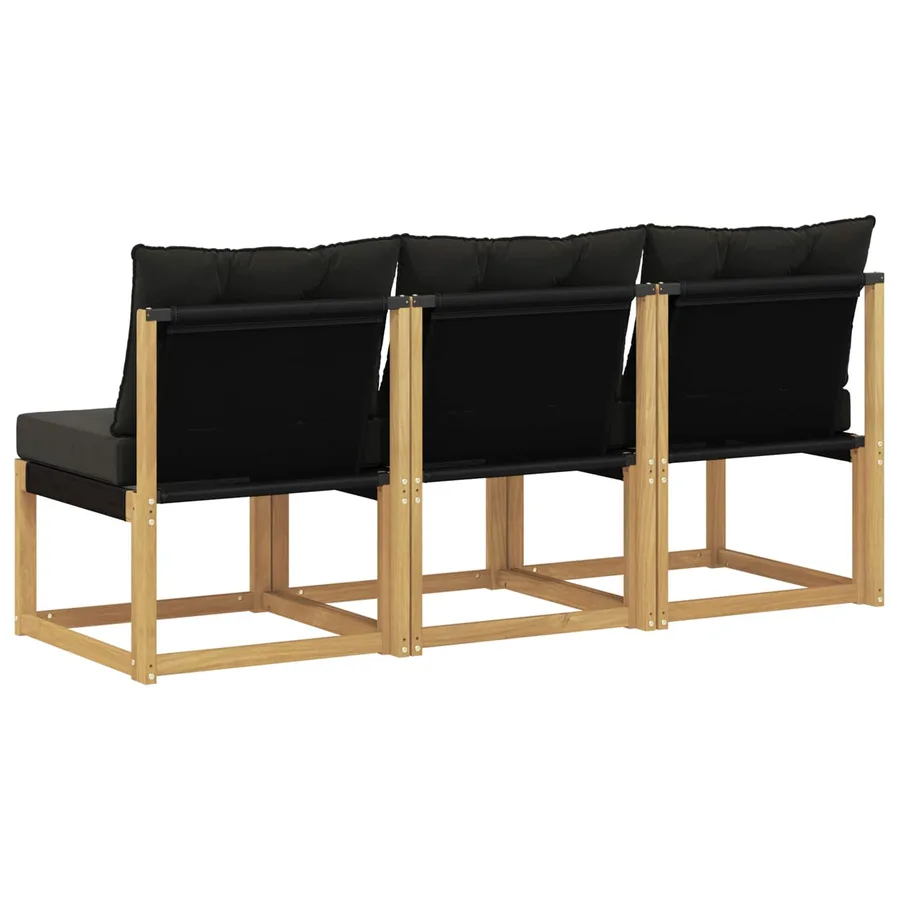 3 Pièce Sofa de milieu extérieur - 6