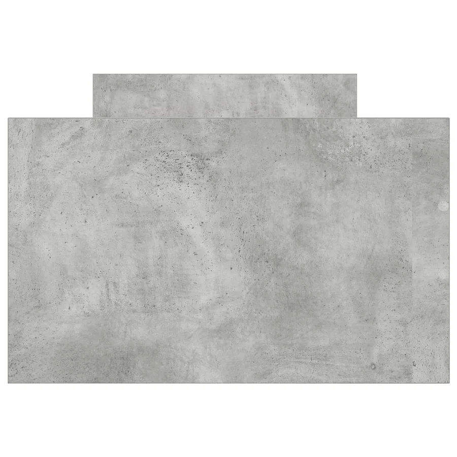 Cadre de lit avec rangement Gris béton 80 x 200 cm - 3