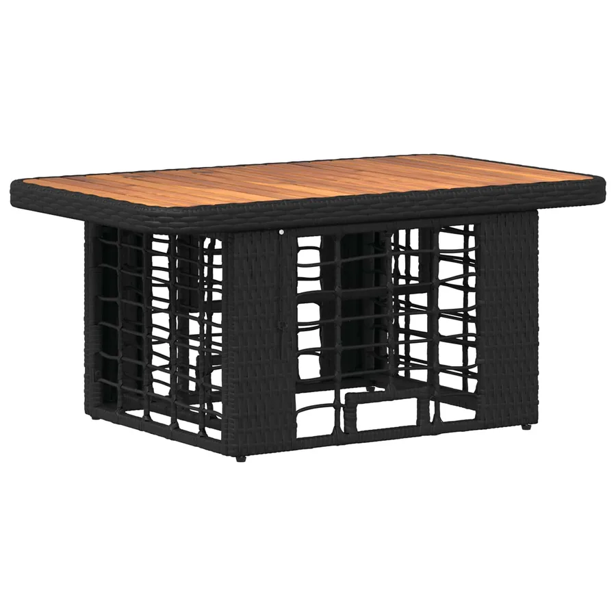 Ensemble de salle à manger pour jardin 3 pcs Noir et gris - 4