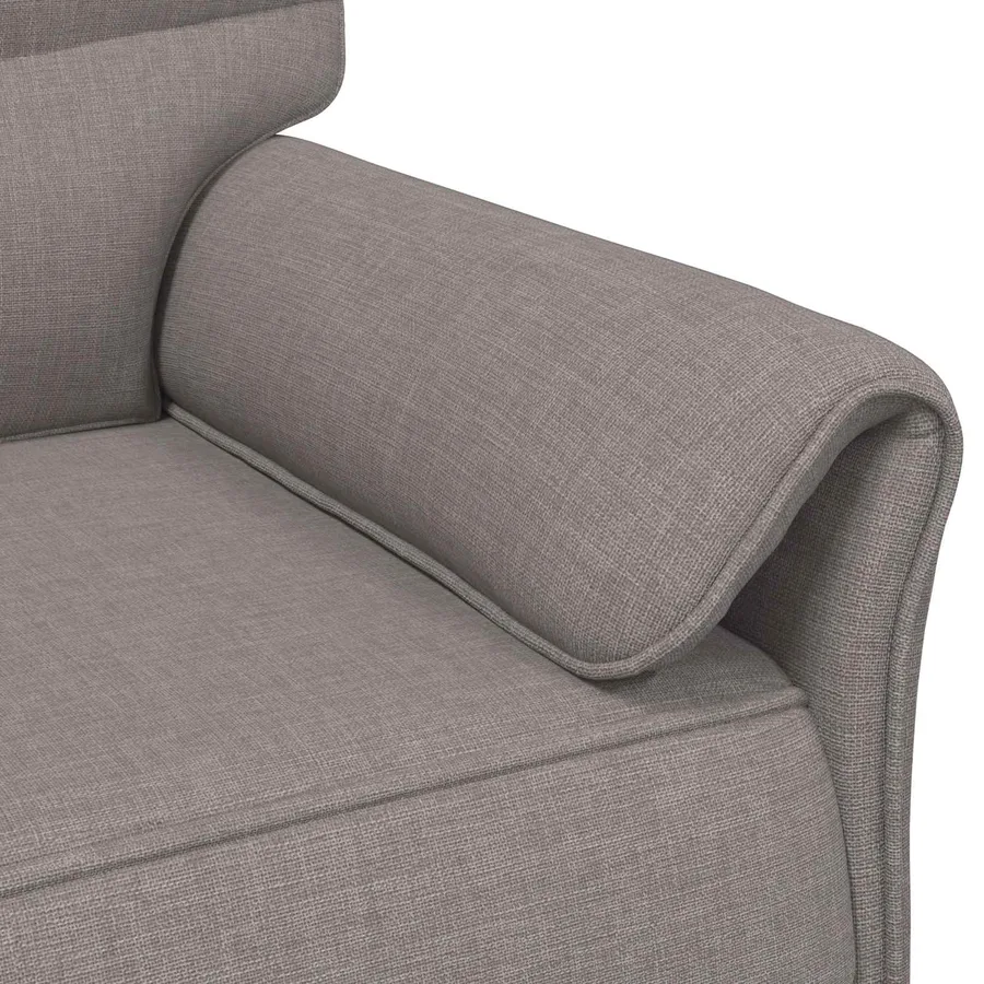 Canapé 100% polyester, cadre en métal, MDF, Contreplaqué - 6