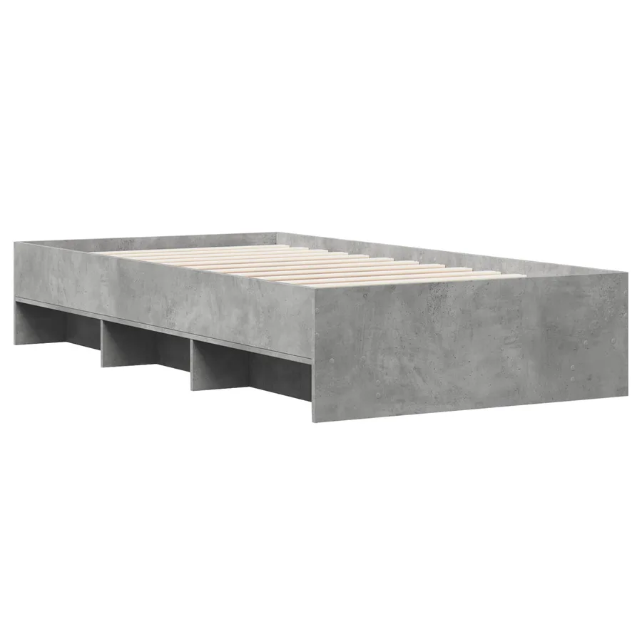 Cadre de lit Sonoma gris 80 x 200 cm Bois d'ingénierie - 6