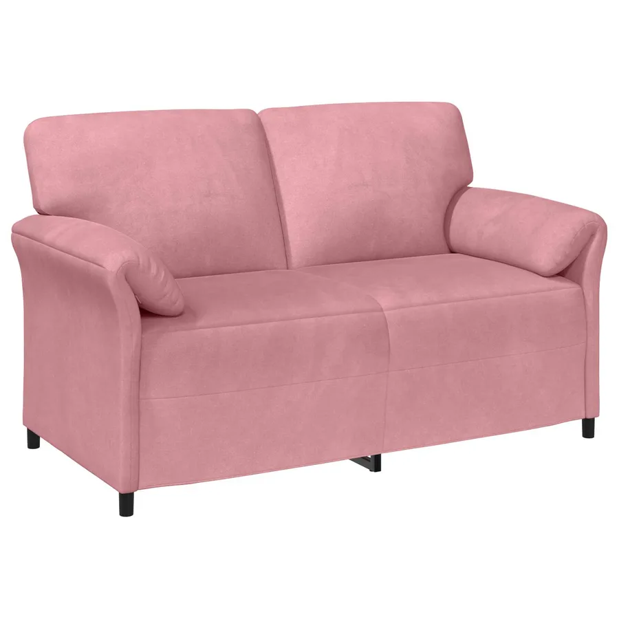 Sofa 2 places Rose 158 x 83 x 95 cm Velours - 2