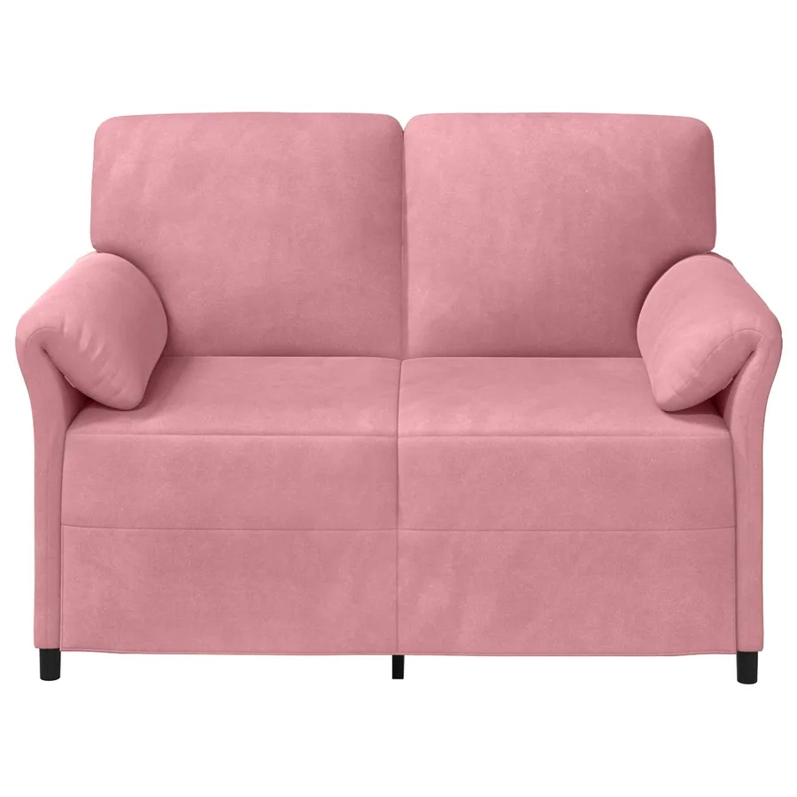 Sofa 2 places Rose 138 x 83 x 95 cm Velours - 3