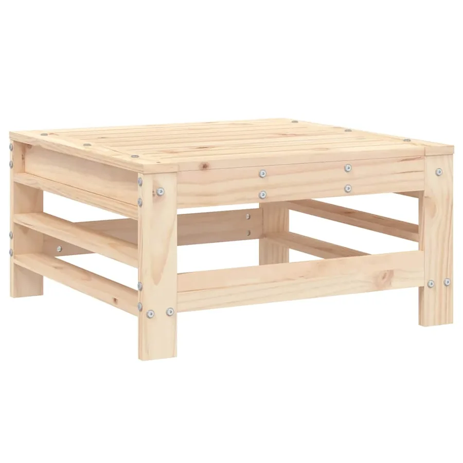 Salon de jardin 4 pcs bois massif de pin - 6