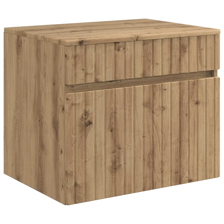 Ensemble d'armoire de salle de bain 4 pc Chêne artisanal - 6