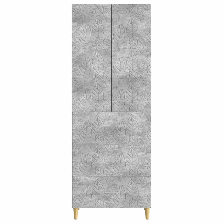 Ensemble de Meubles 2 pcs Gris béton 66 x 34,5 x 90 cm - 5
