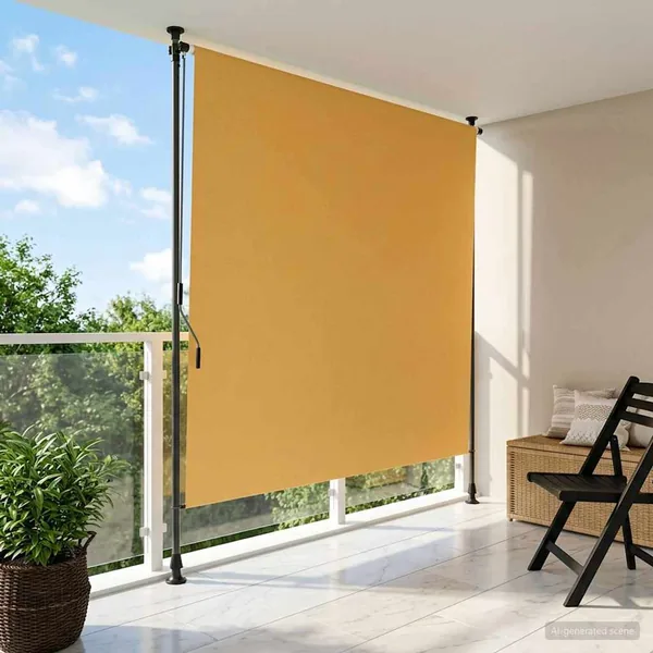Store Roulant Extérieur Sable 150 x 270 cm