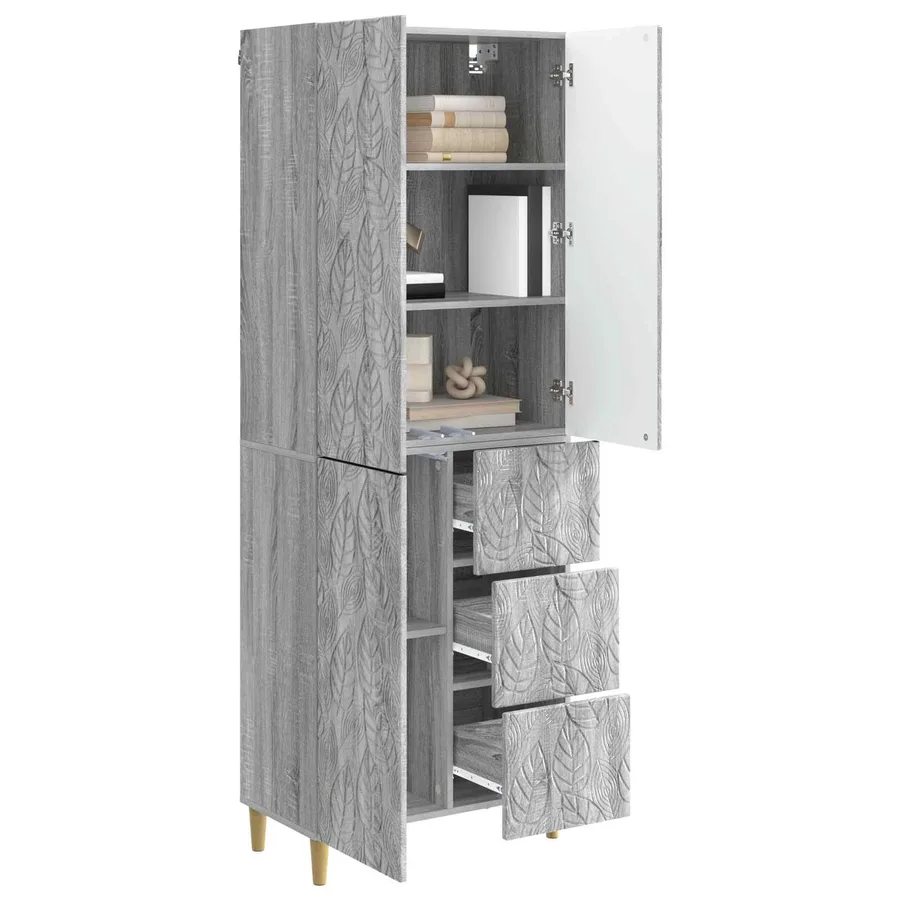 Ensemble de meubles 2 pcs Gris - 3