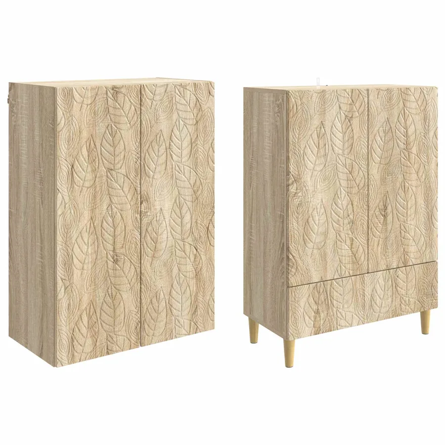 Ensemble de Meubles 2 pcs Chêne Sonoma Bois d'ingénierie - 4