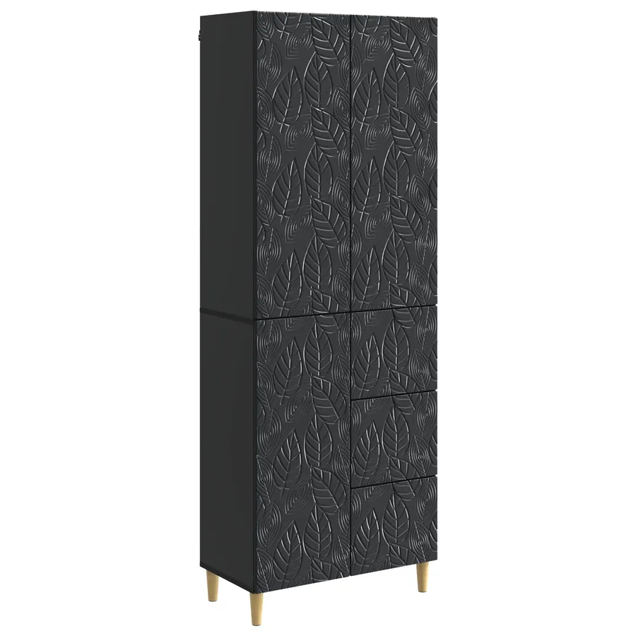 Ensemble de meubles 2 pcs Noir - 2