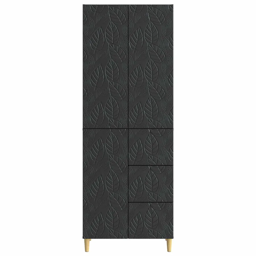 Ensemble de meubles 2 pcs Noir - 5