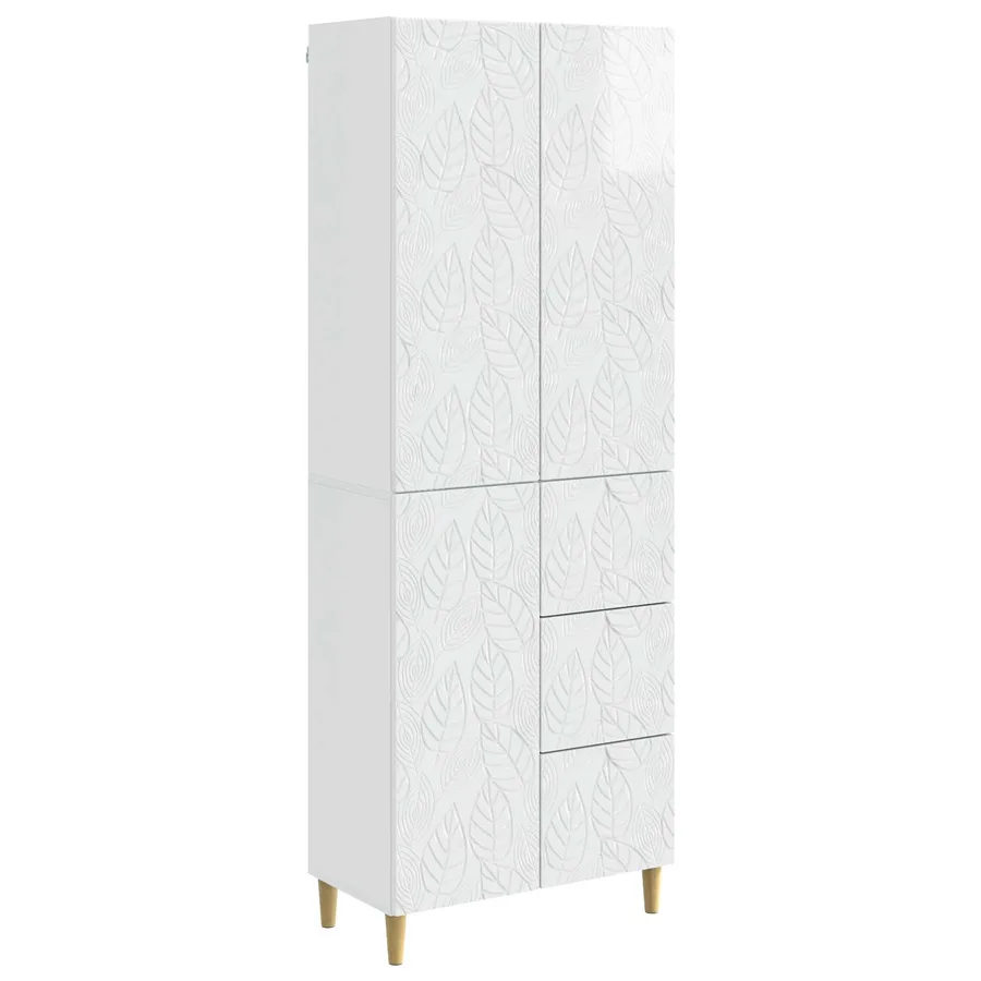 2 pcs Blanc brillant - 2