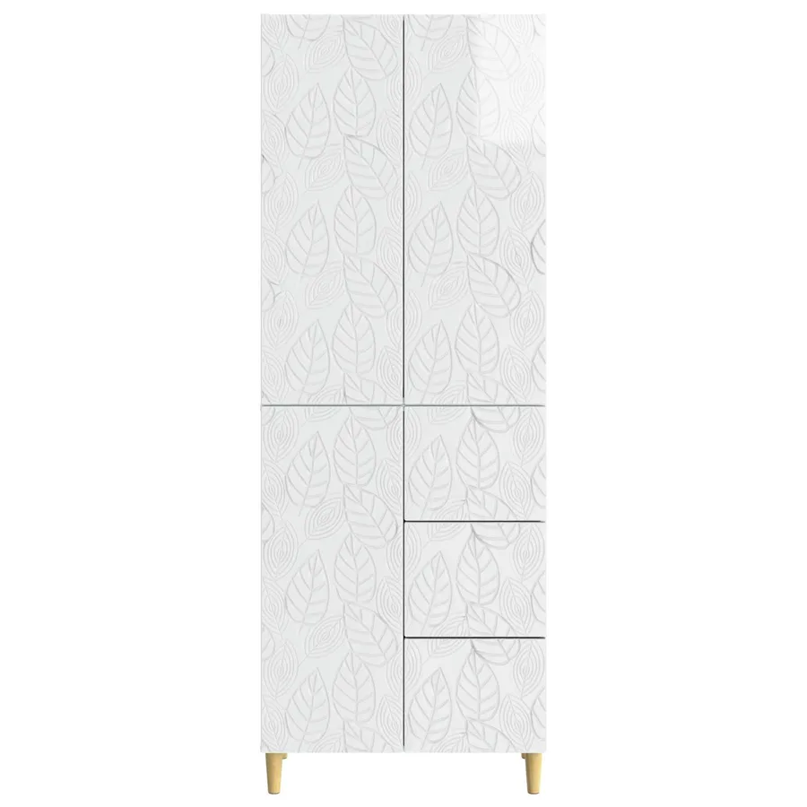 2 pcs Blanc brillant - 5