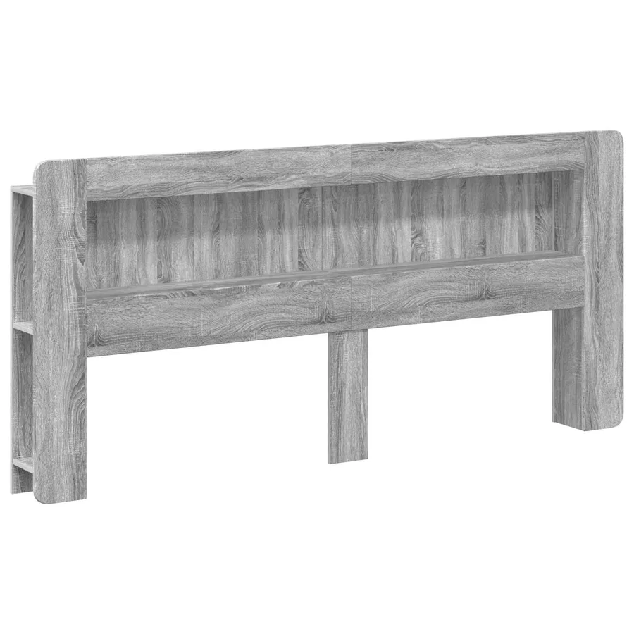 Cabinet de Tête de Lit Sonoma gris Bois d’ingénierie - 2