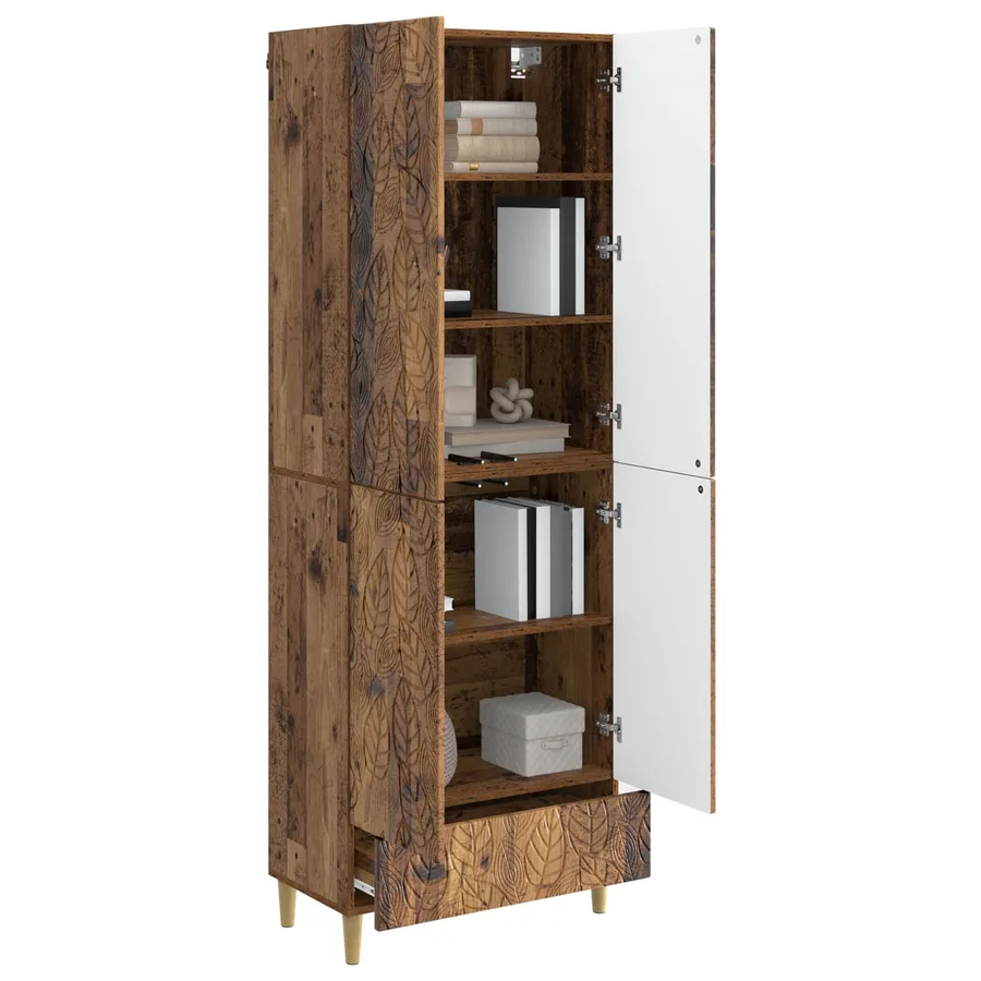 Ensemble de Meubles 2 pcs Bois ancien Bois d'ingénierie - 3