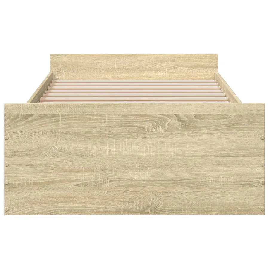 Cadre de lit avec rangement Chêne Sonoma 80 x 200 cm - 4