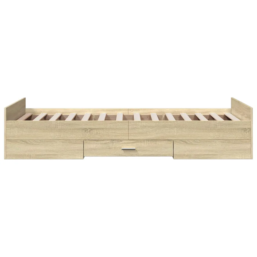 Cadre de lit avec rangement Chêne Sonoma 80 x 200 cm - 5