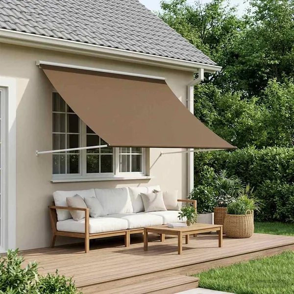 Auvent Taupe 350 x 150 cm