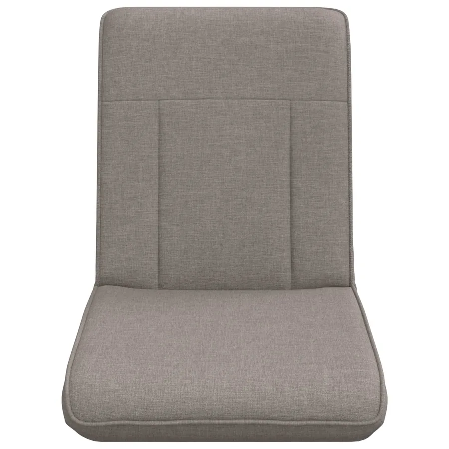 Fauteuil de sol ajustable Taupe Tissu - 4