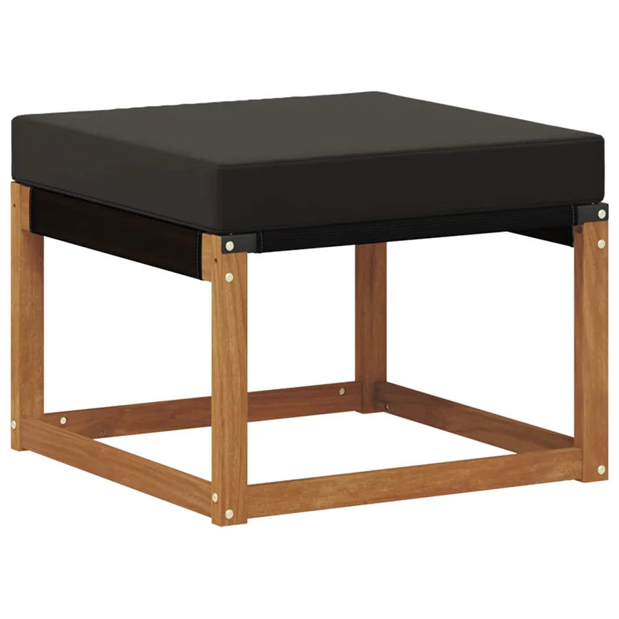Ensemble de canapés d'extérieur 9 pcs Naturel et noir - 9