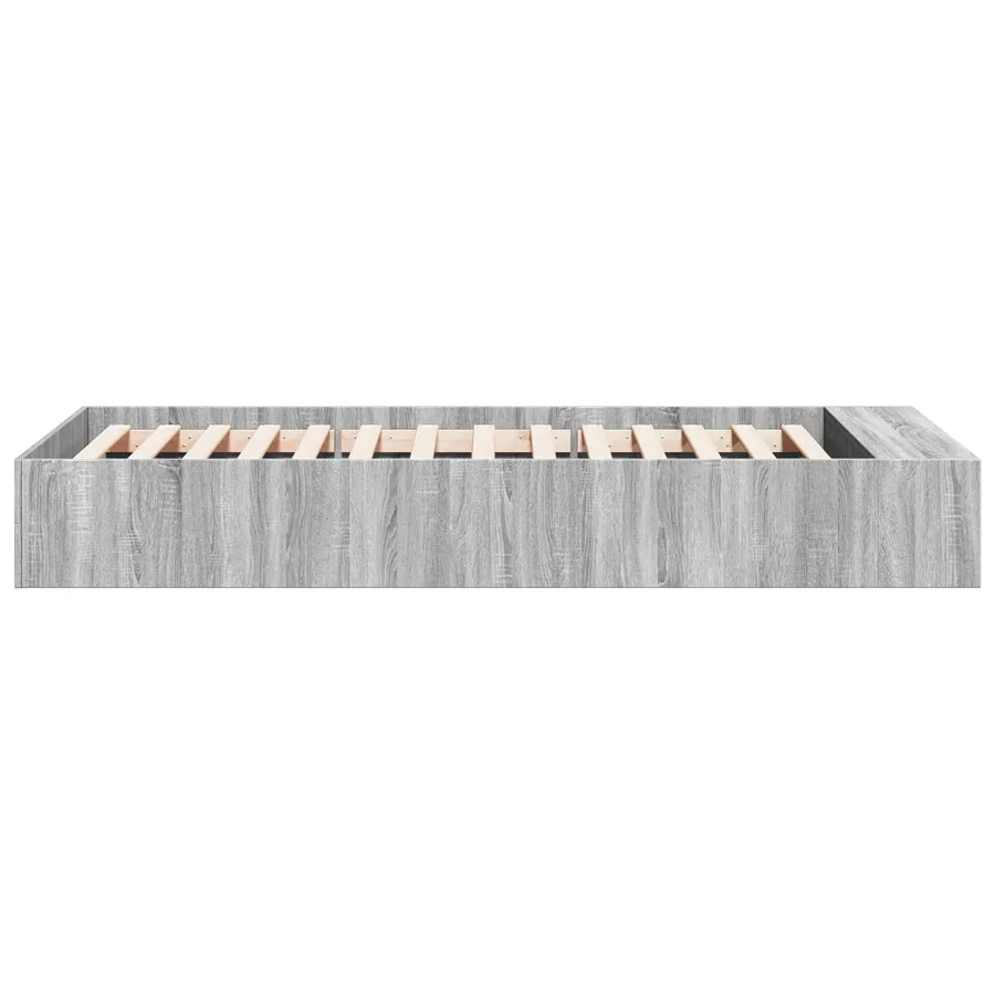 Cadre de lit avec rangement Sonoma gris 80 x 200 cm - 5