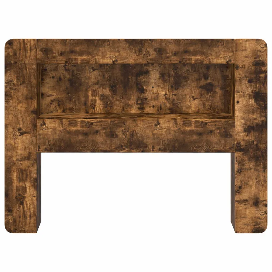 Cabinet de Tête de Lit Chêne fumé Bois d’ingénierie - 5