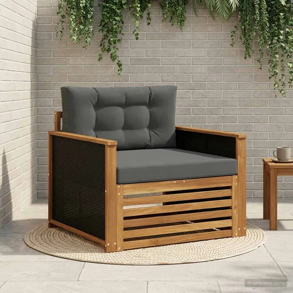 Sofa de milieu extérieur Naturel