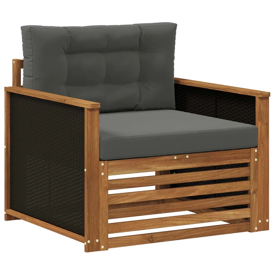 Sofa de milieu extérieur Naturel - 2