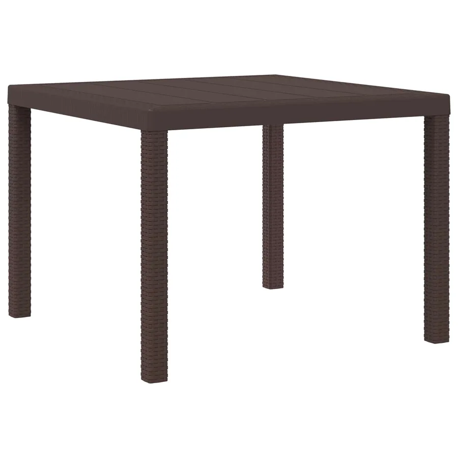 Ensemble de salle à manger pour jardin avec coussin 3 pcs PP - 5